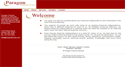 Desktop Screenshot of paragonfinancialadvisors.com